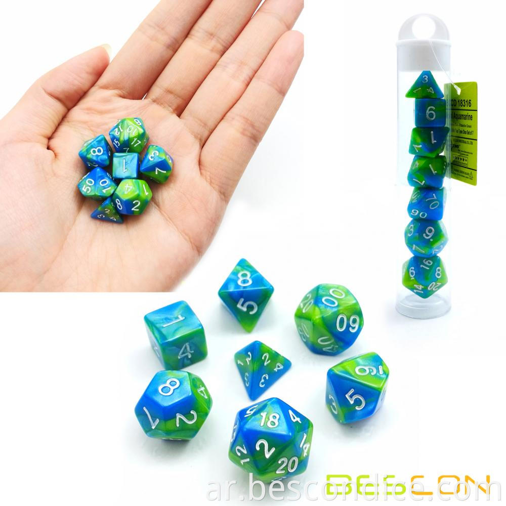 10mm Mini Dnd Magic Dice Set 1